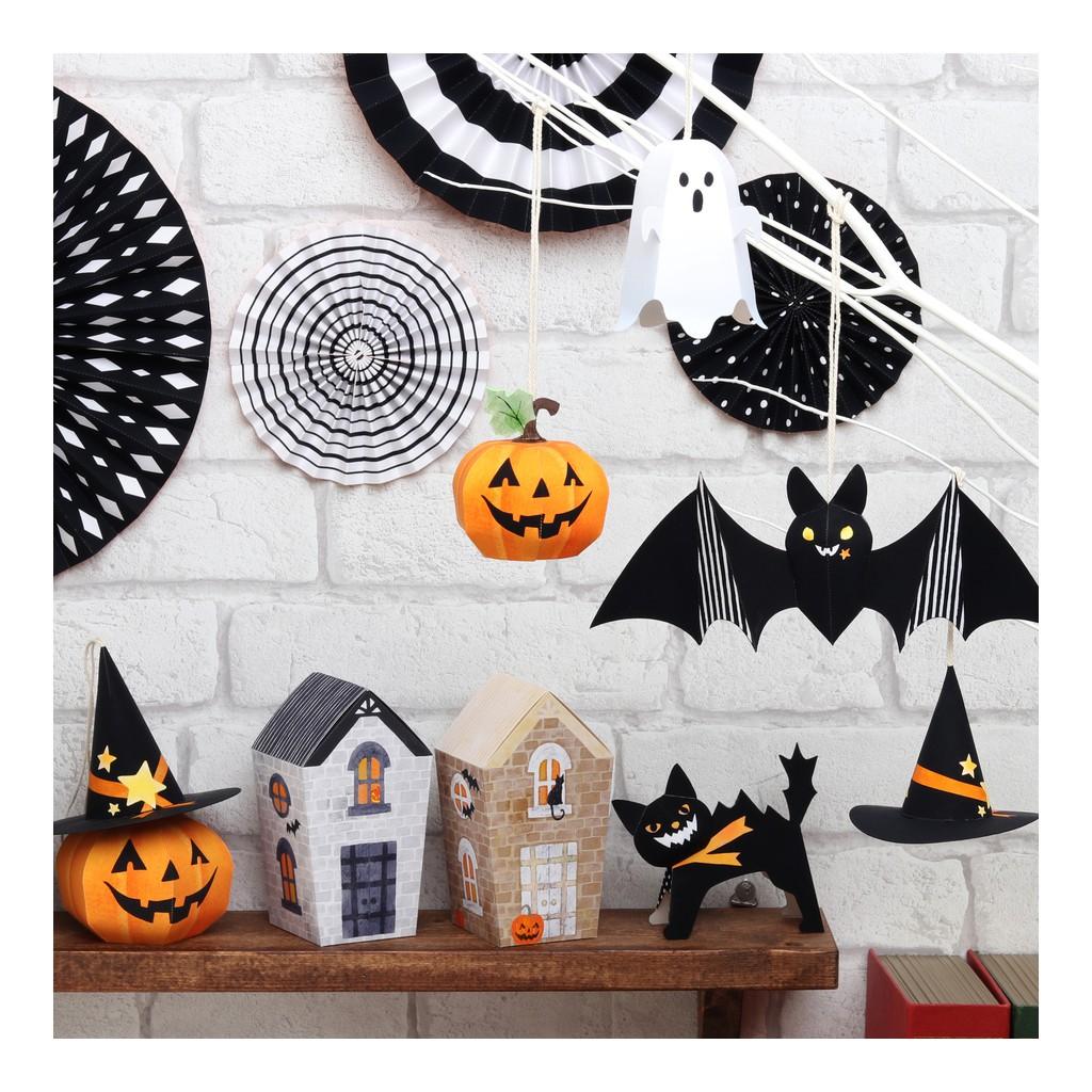 Mô hình giấy Lễ hội Halloween Hộp nhà ma