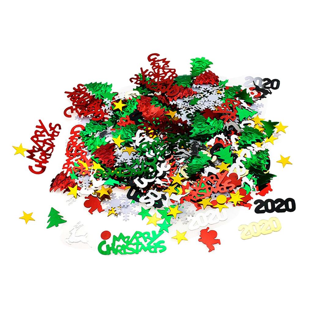 Giáng Sinh Confetti Santas Kim Sa Lấp Lánh Giáng Sinh Để Bàn Tiệc Lễ Hội Trang Trí
