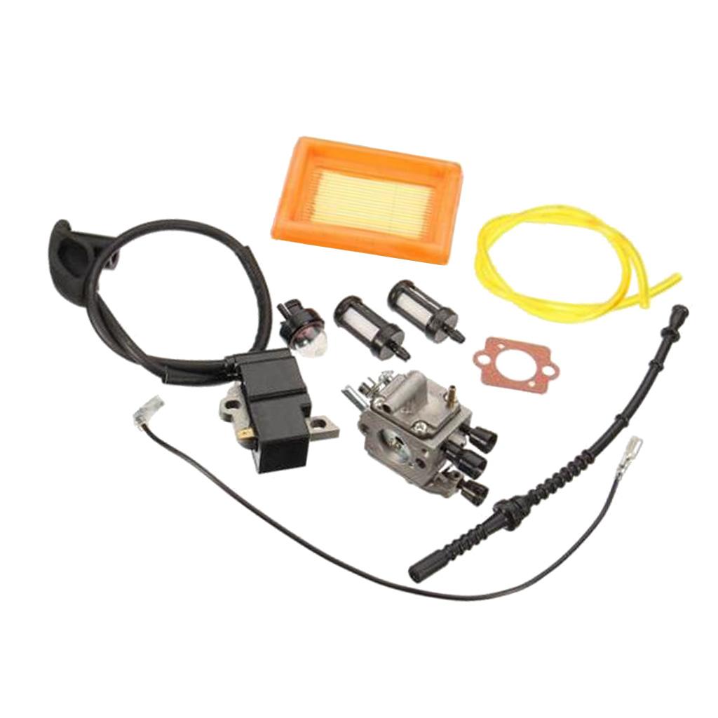 Carburetor Ignition Coil Air Filter Fuel Line for FS120 FS250 R