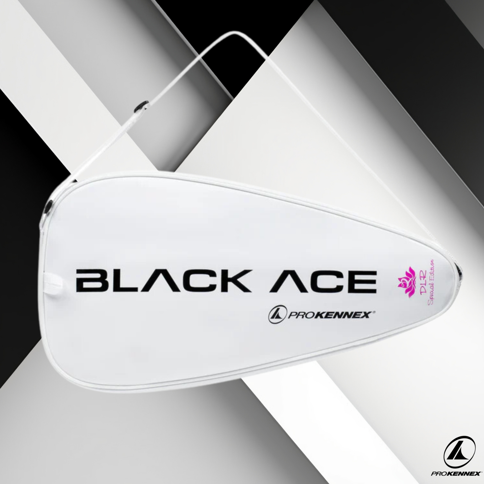 Vợt Pickleball ProKennex Black Ace Long Grip carbon chất lượng chính hãng tặng kèm túi đựng Bảo hành 9 tháng