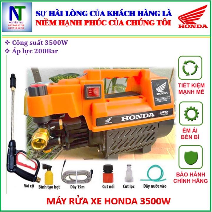 Máy rửa xe honda chỉnh áp, máy xịt rửa honda công suất 3500W