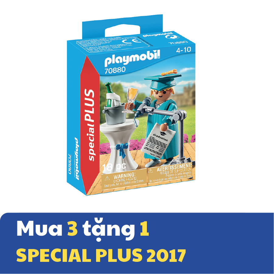 Đồ chơi mô hình Playmobil - Nhân vật Sinh viên trong ngày lễ tốt nghiệp