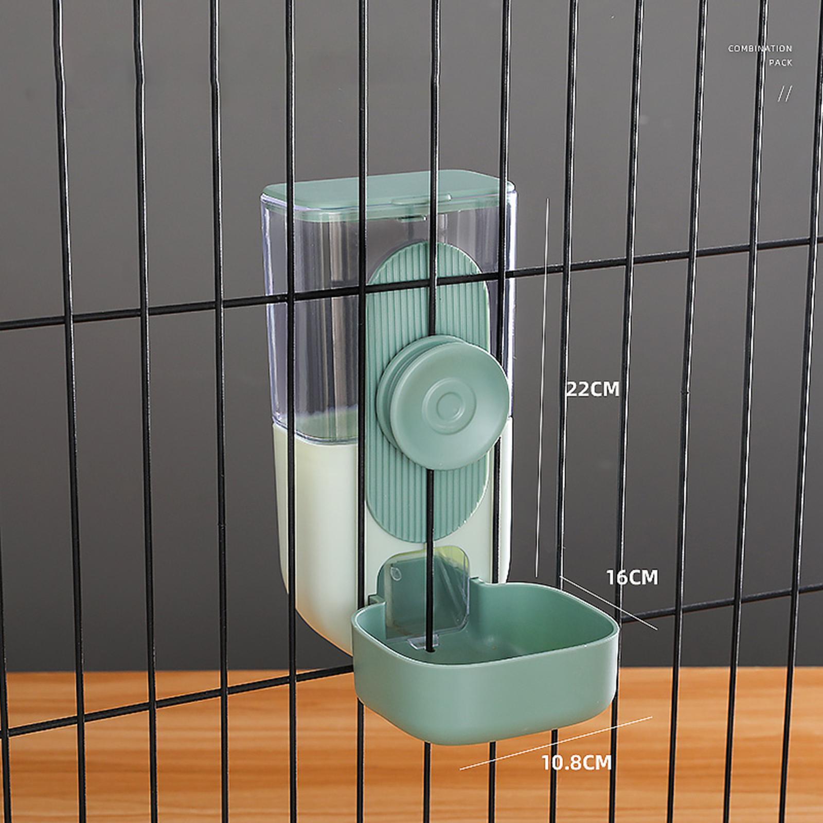 Pets Hanging Bowl Food Dispenser Cat Dog Hedgehog Cage Automatic Feeder