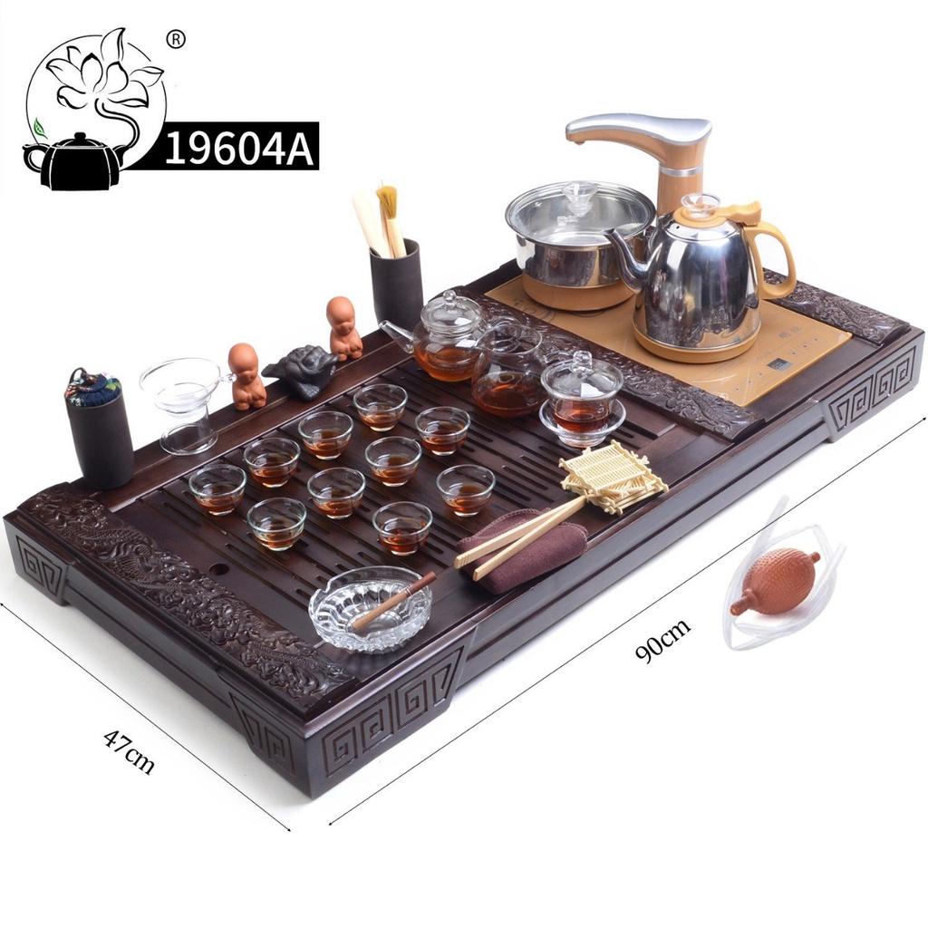 Bàn trà điện mã 196 gỗ sồi - bàn trà điện thông minh đa năng - bảo hành 12 tháng - làm quà tặng, quà biếu lịch sự, sang trọng, ý nghĩa
