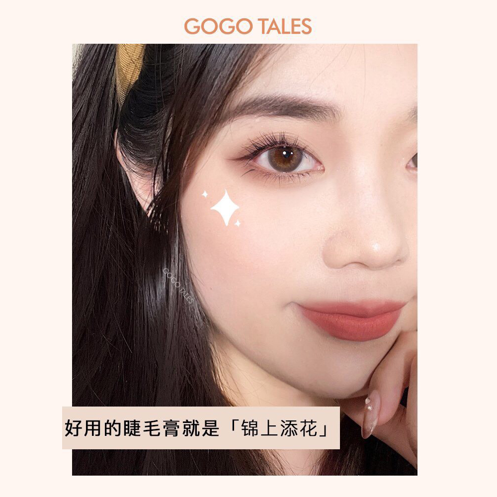 Mascara Gogo Tales chuốt mi 2 đầu làm dài dày cong mi