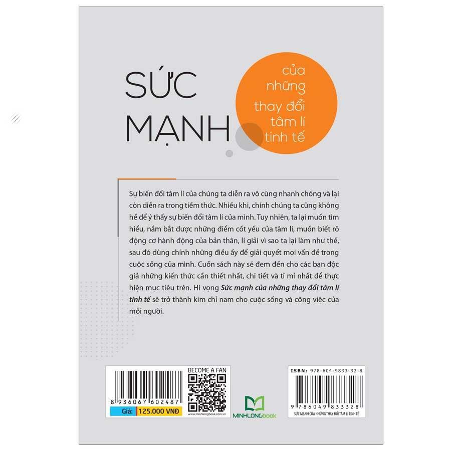 Sách - Sức Mạnh Của Những Thay Đổi Tâm Lí Tinh Tế