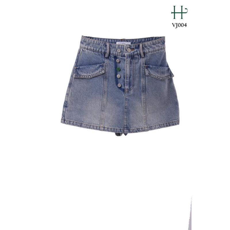 Chân váy Hàn Quốc -VJ04 - Xanh Jeans