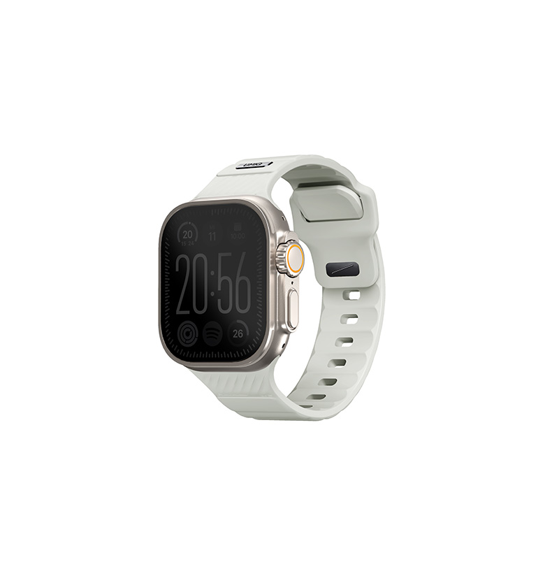 Dây Đeo Dạ Quang UNIQ STRIDE SE Fkm Rubber Cho Apple Watch Phát Sáng Trong Đêm Chất Liệu Cao Cấp Hàng Chính Hãng