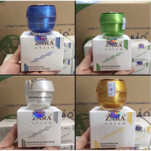 Kem nám sạm, tàn nhang, đồi mồi Zara Cream 12g