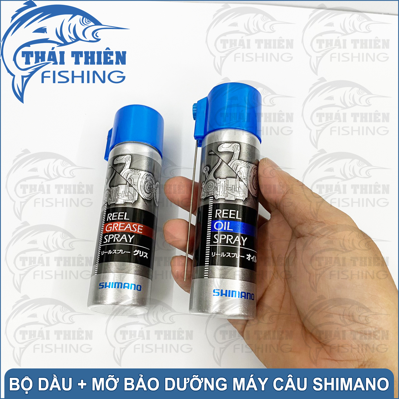 Bộ Dầu Máy Mỡ Bò Dùng Bảo Dưỡng Máy Câu Cá Đứng Ngang Simano SP-013A / SP-023A