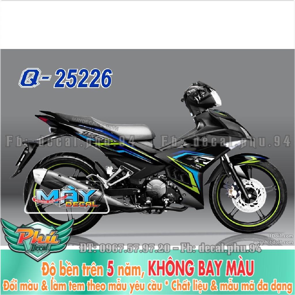 Tem Rời Exciter 150 R xanh đen -1