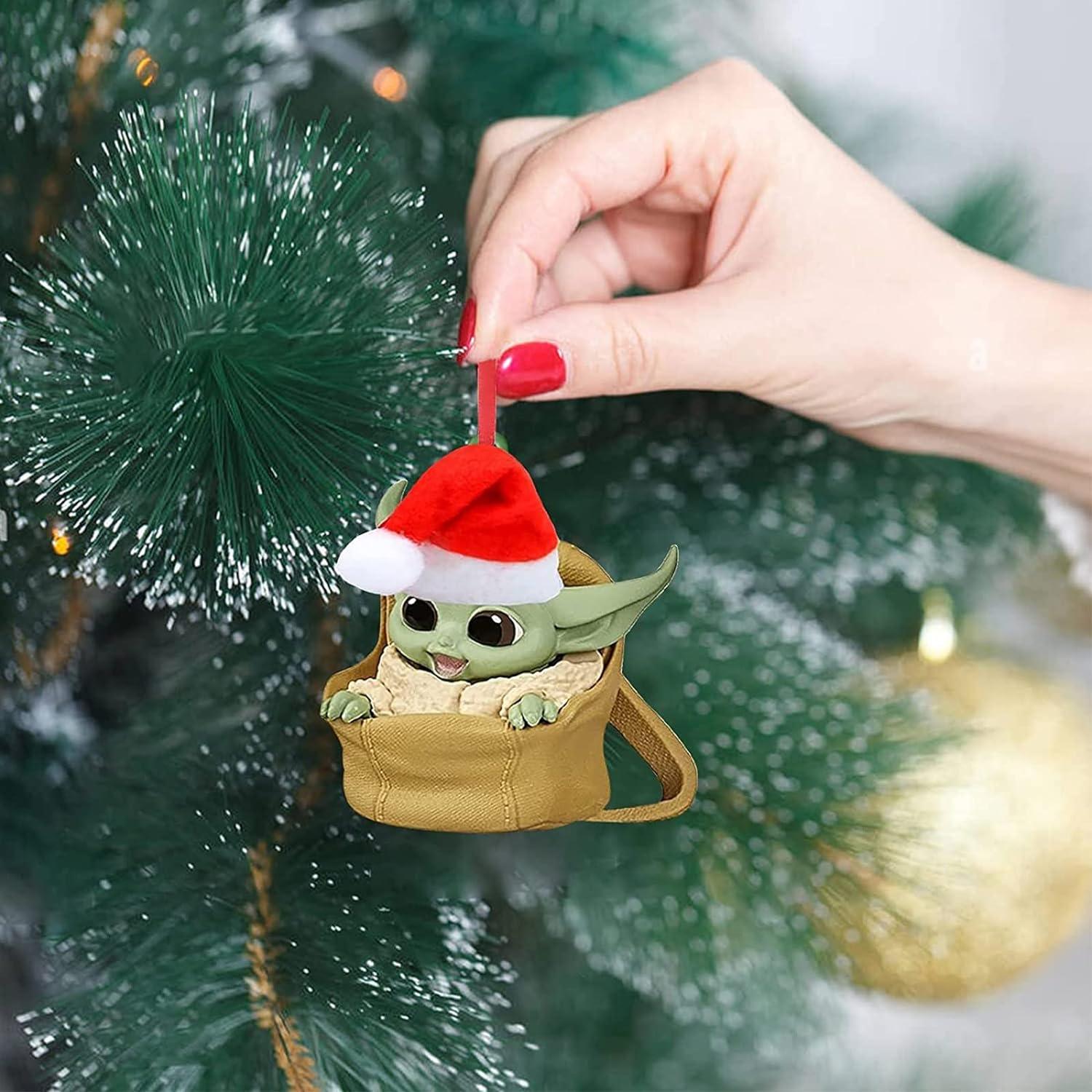 Mặt dây búp bê hoạt hình đáng yêu, treo trang trí giáng sinh