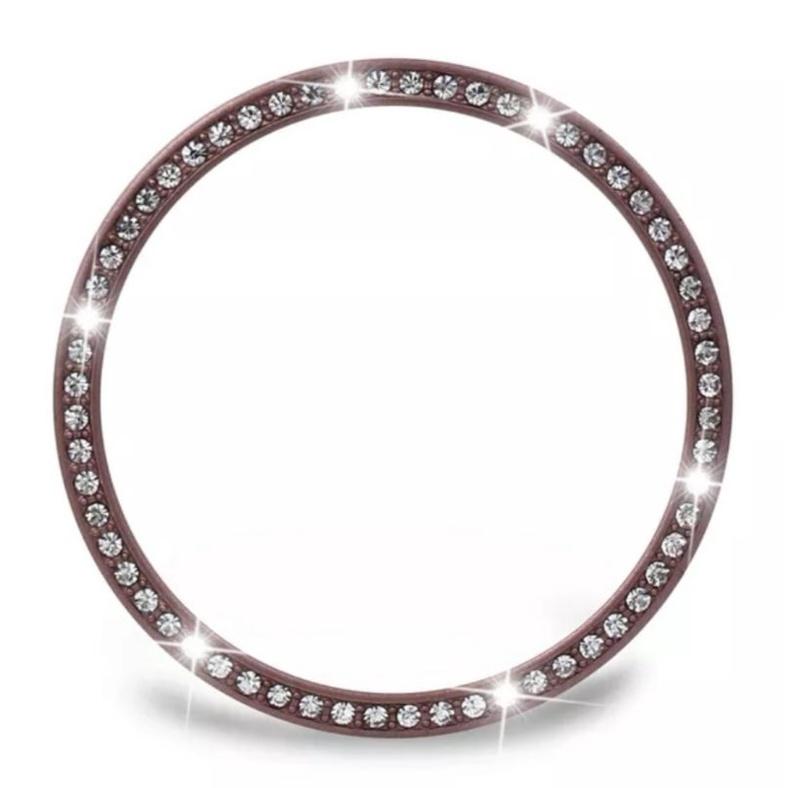 Khung viền bezel 41mm đính hạt và dây Milanese 20mm dành cho Samsung Galaxy Watch 3 41mm