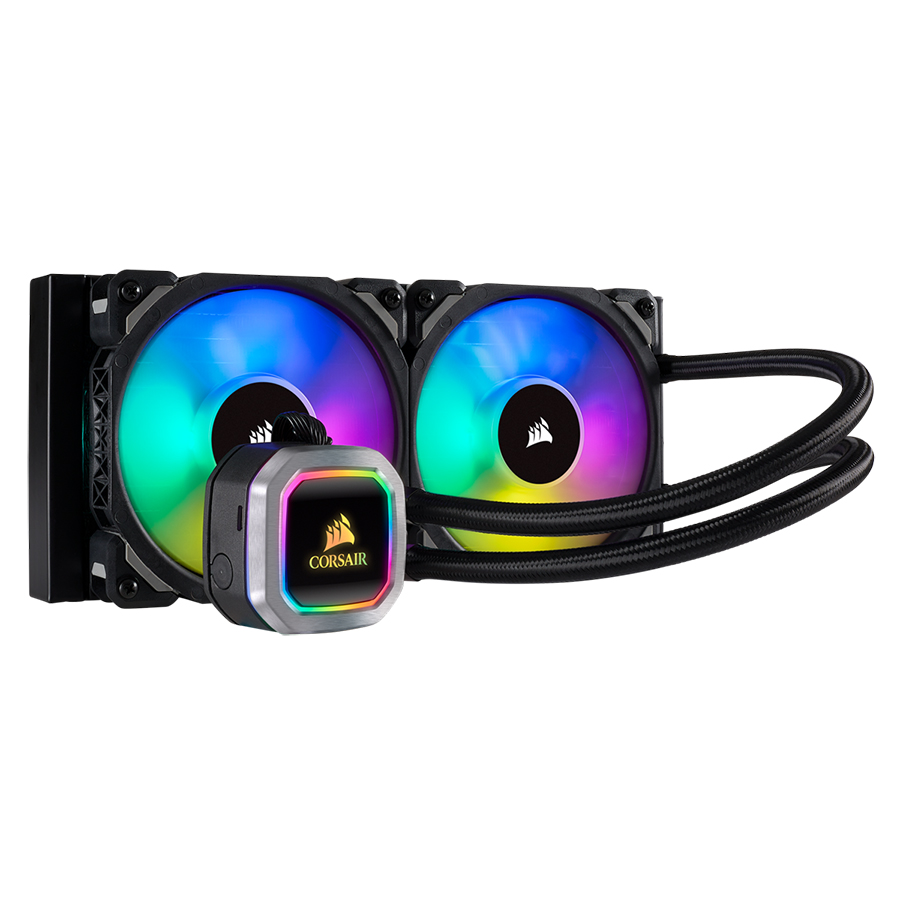 Tản nhiệt nước Corsair Hydro Series CW-9060039-WW H100i RGB PLATINUM - FAN 120mm - Hàng chính hãng