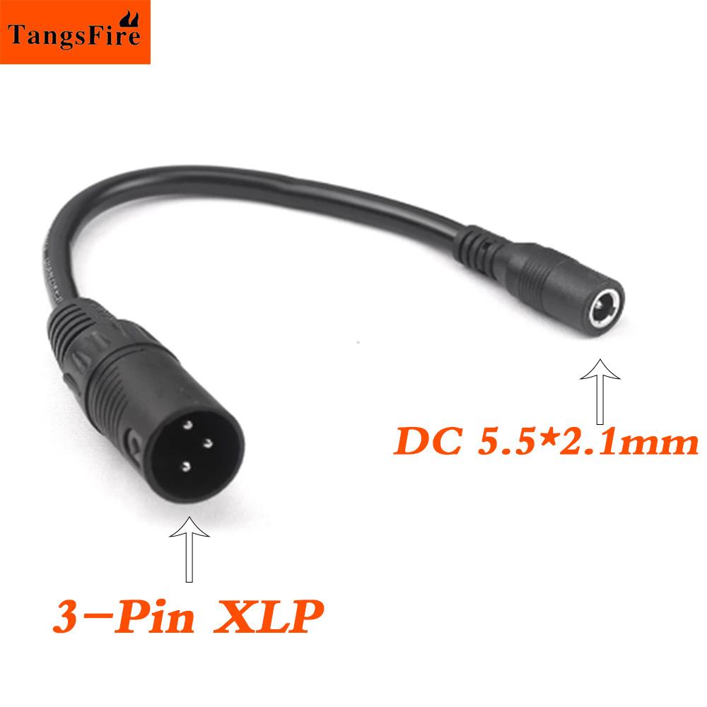 Cáp kết nối 3 chân DC sang XLR cho bộ sạc DC5.5MM