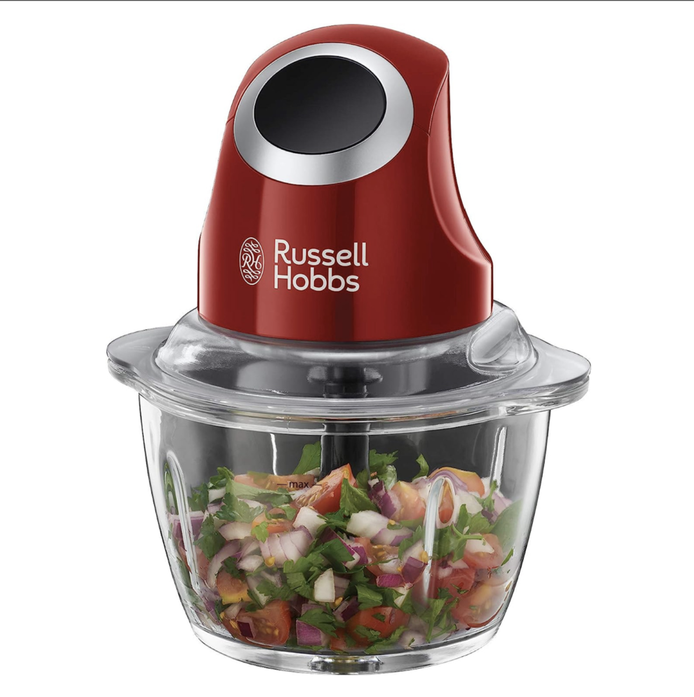 Máy Xay Mini cầm tay Russell Hobbs 24660-56 công suất 200W dung tích 1L, thiết kế nhỏ gọn, tiện dụng - Hàng chính hãng nhập khẩu