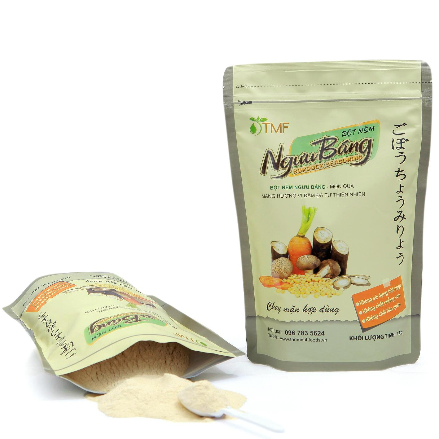 Bột nêm ngưu báng 1kg thuần chay không bột ngọt TÂM MINH FOODS