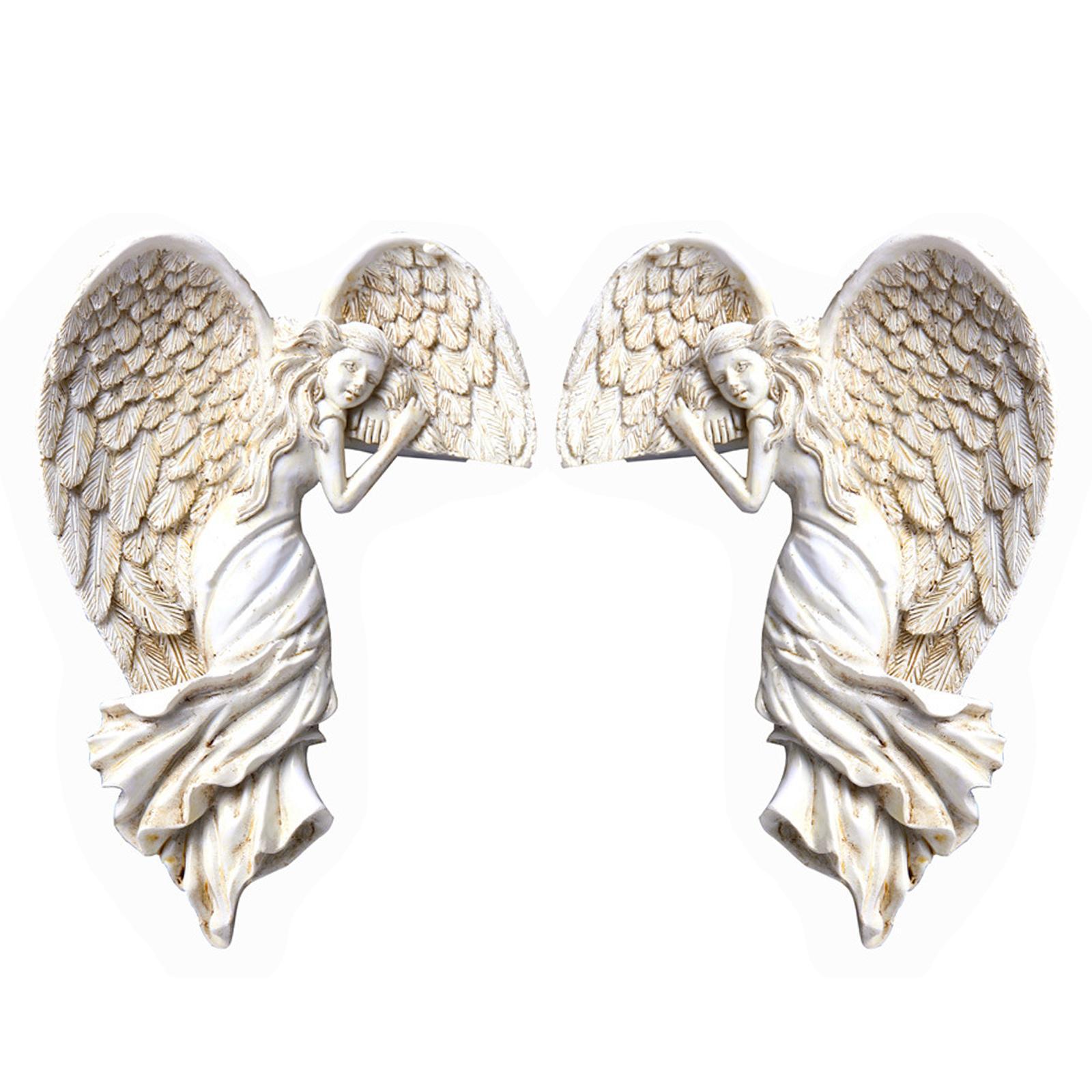 Corner Angel Figurine Crafts Statues For Housewarmimg Home Accent Left Right