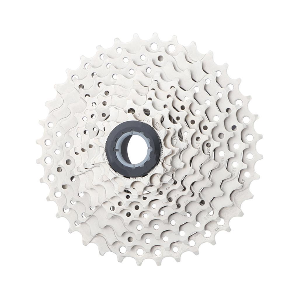 9 Speed Bike Freewheel Set Steel Bicycle Cassette Bicycle Replacement Accessory for Mountain Bikes Road Bike