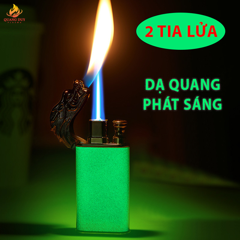 hột quẹt khò 2 chế độ lửa dạ quang phát sáng độc lạ