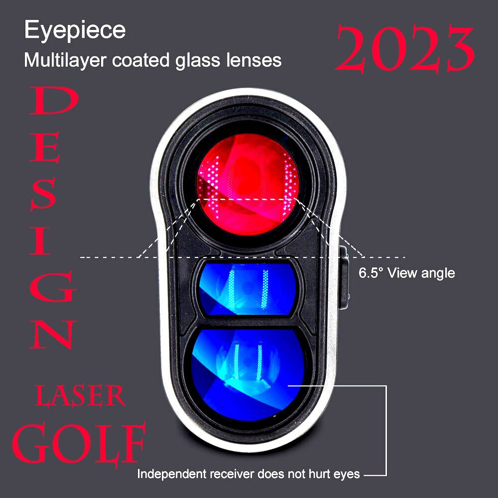 DESIGN 2023 - Rechargeable Telescope Laser Rangefinder Distance Meter for Golf Hunting - M450