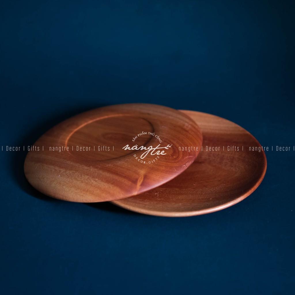 COMBO 3 DĨA GỖ TỰ NHIÊN ĐỰNG THỨC ĂN - TRANG TRÍ DECOR