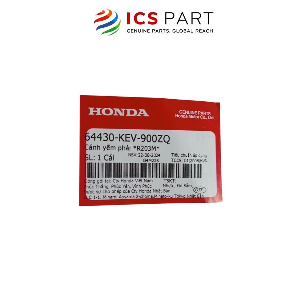Cánh Yếm Ngoài Phải HONDA Wave 100 Đỏ Đun R203M (64430KEV900ZQ)