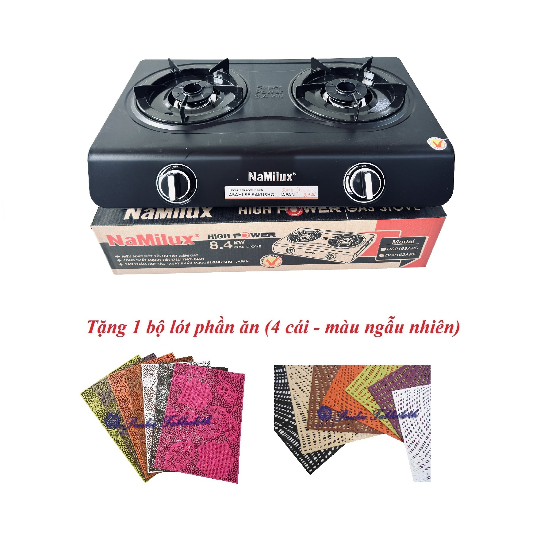 [Hàng chính hãng] Bếp Gas Đôi Công Suất Cao NaMilux - Bảo hành chính hãng 24 tháng