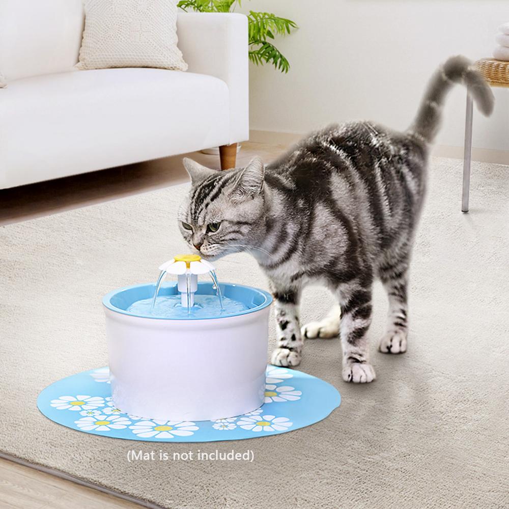 Đài phun nước dành cho thú cưng với bộ lọc than hoạt tính với 3 chế độ dòng nước