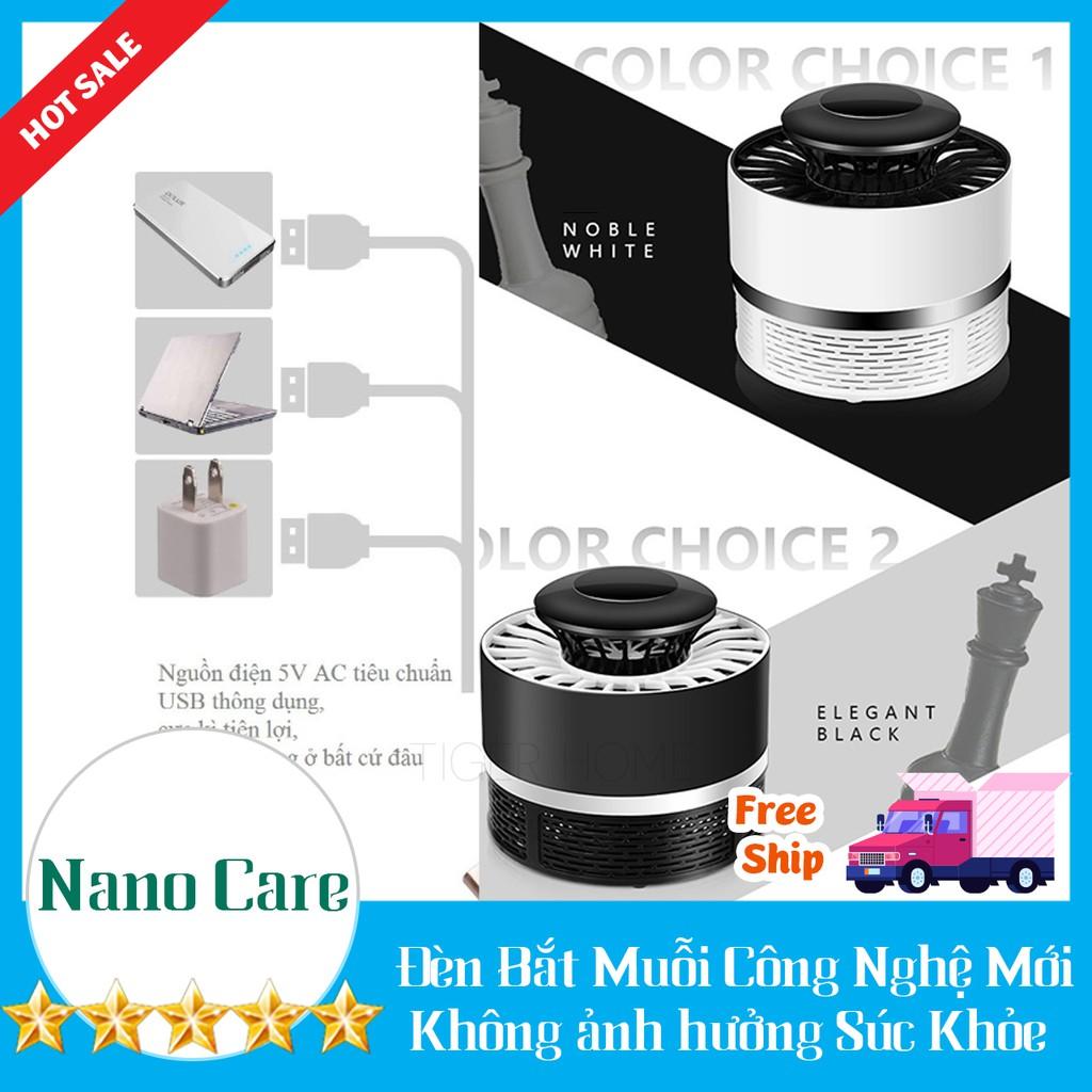 Đèn Bắt Muỗi Nano Thông Minh Công nghệ Đức Tặng Cốc sạc