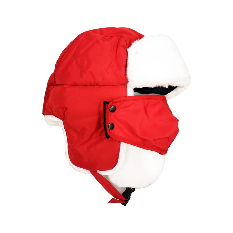 Mùa Đông Máy Bay Ném Bom Nón Trẻ Em Họ Nón Bé Gái Nga Nón Earflap Tuyết Balo Ấm Mặt Bé Trai Tuyết Nắp Trẻ Ngoài Trời Xô Viết