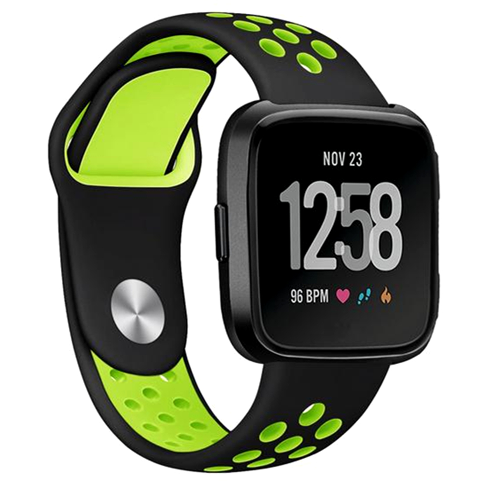 Dây đeo silicon hai màu Thay thế dây đeo cho Fitbit Versa / Fitbit Versa2 / Versa Lite