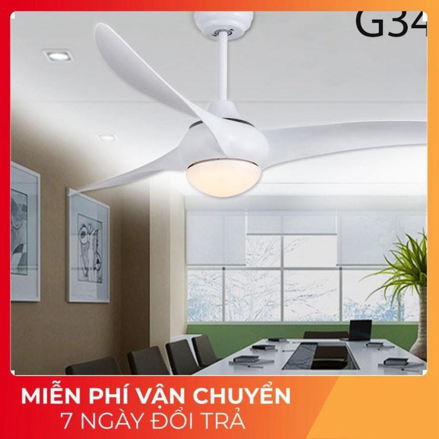 Quạt trần trang trí, quạt đèn 3 cánh thời thượng G34