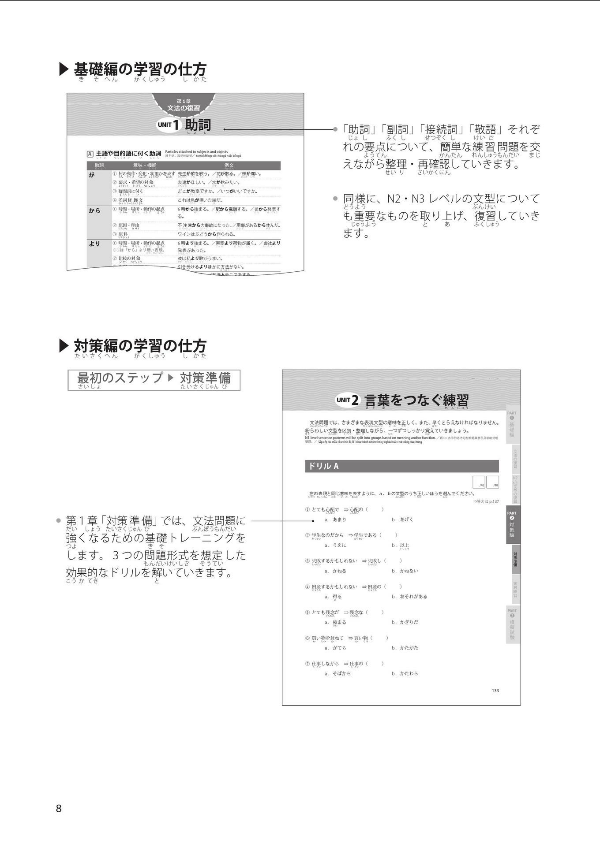 Nihongo Nouryoku Shiken N1 Bunpou Hisshuu Pataan (Japanese Edition)