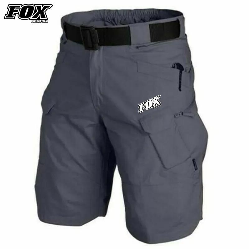 Fox Cycling Team Bike Mountain Bike Shorts Off-road Enduro Bi-Bycle Bottoms Color: 01 Size: XL