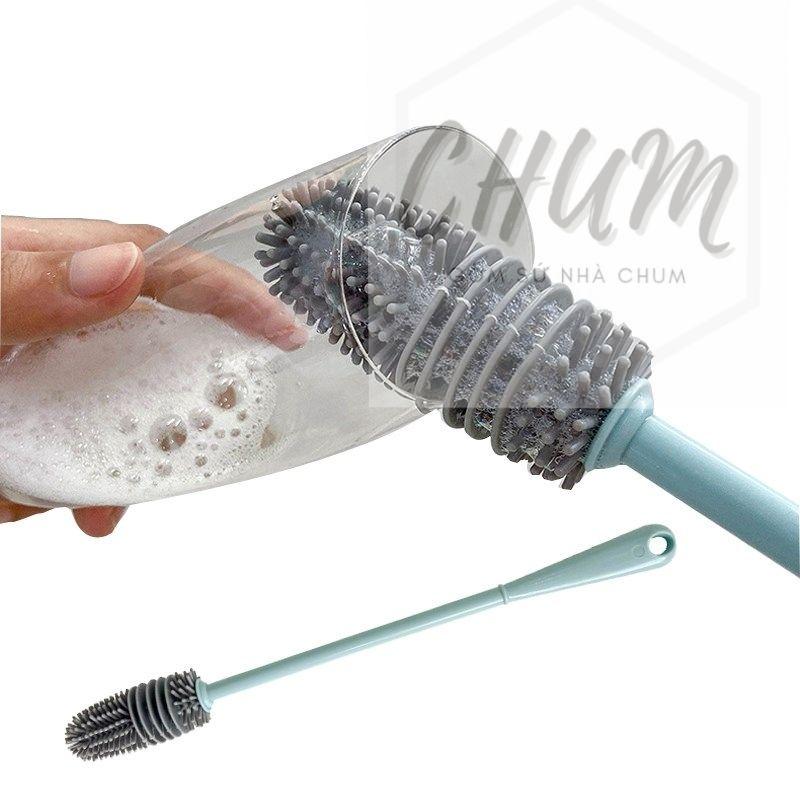 Cây cọ rửa cốc, chai lọ đa năng silicon