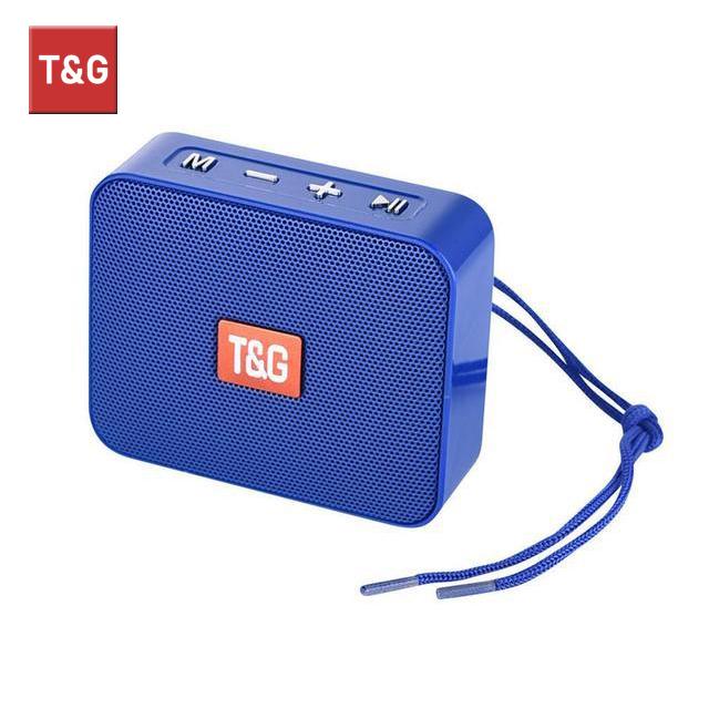 TG166 Mini di động Bluetooth Loa không dây Subwwofer tương thích Cột loa không dây ngoài trời hỗ trợ Color: Pink