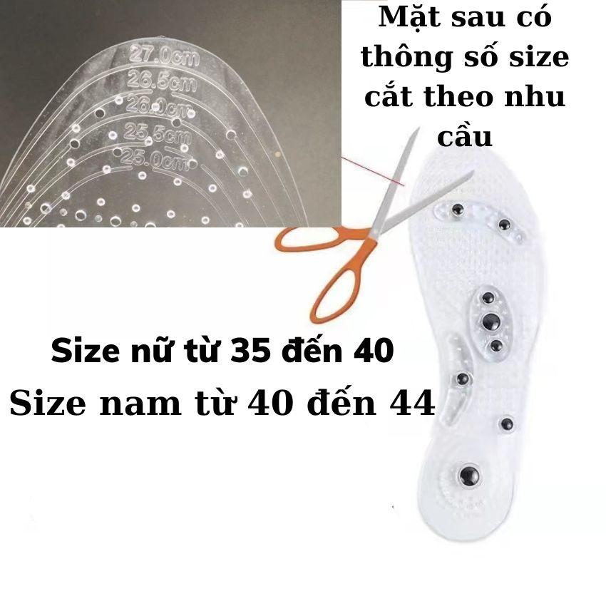 Lót giày nam nữ mát sa bàn chân êm mềm giúp lưu thông máu .lót giày thể thao nam nữ đủ size LG07