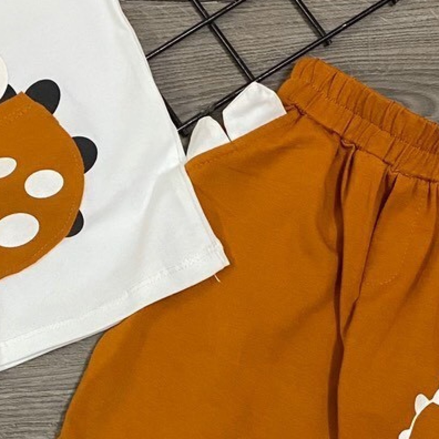 K0001609 Bộ thun con bọ siêu cưng cho bé từ 12-29kg, chất thun cotton 100% mịm mát