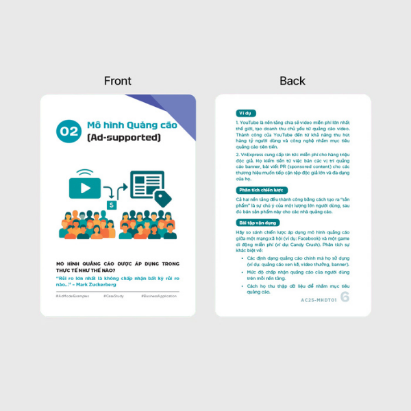 Flashcard Bản Đồ Mô Hình Doanh Thu: Vạch Lối Tư Duy, Mở Đường Tăng Trưởng