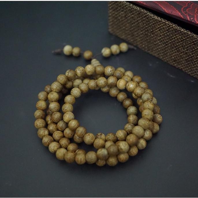 Chuỗi Trầm Hương 108 hạt 7 ly - Trầm Tốc Tự Nhiên thơm - Dành cho Nam, Nữ