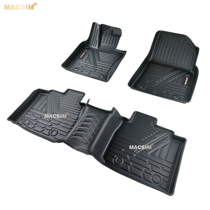 Thảm lót sàn xe ô tô  Lexus ES 2018-2022 Nhãn hiệu Macsim chất liệu nhựa TPE cao cấp