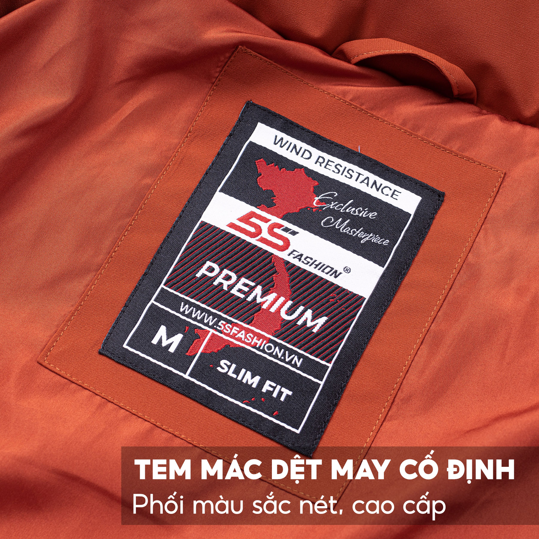 Áo Khoác Phao Nam Chần Bông 5S Premium, Chất Liệu Cao Cấp, Công Nghệ GORE-TEX, Siêu Ấm, Cản Gió, Thiết Kế Basic
