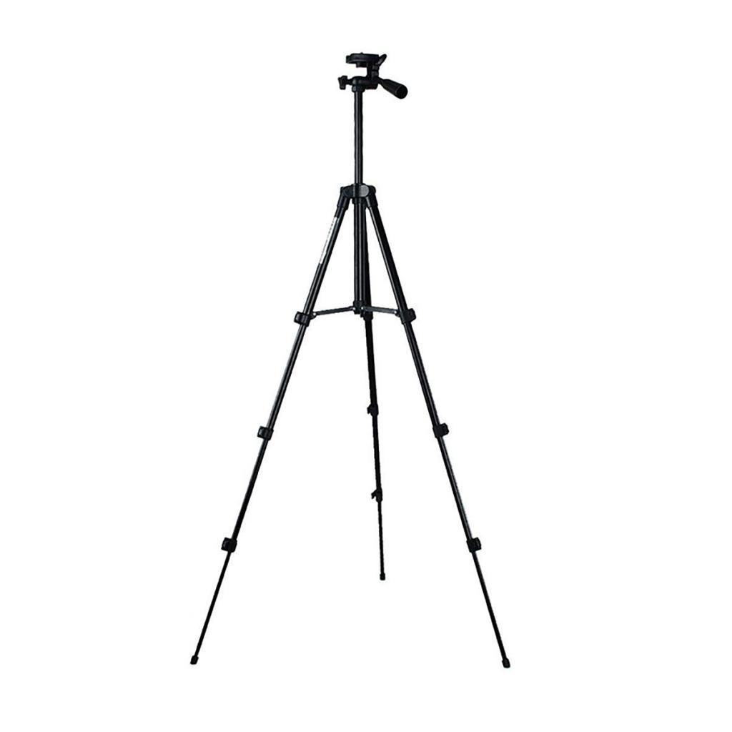 Tripod Camera With Bluetooth Remote Phone Holder Mount Stand Universal-Black