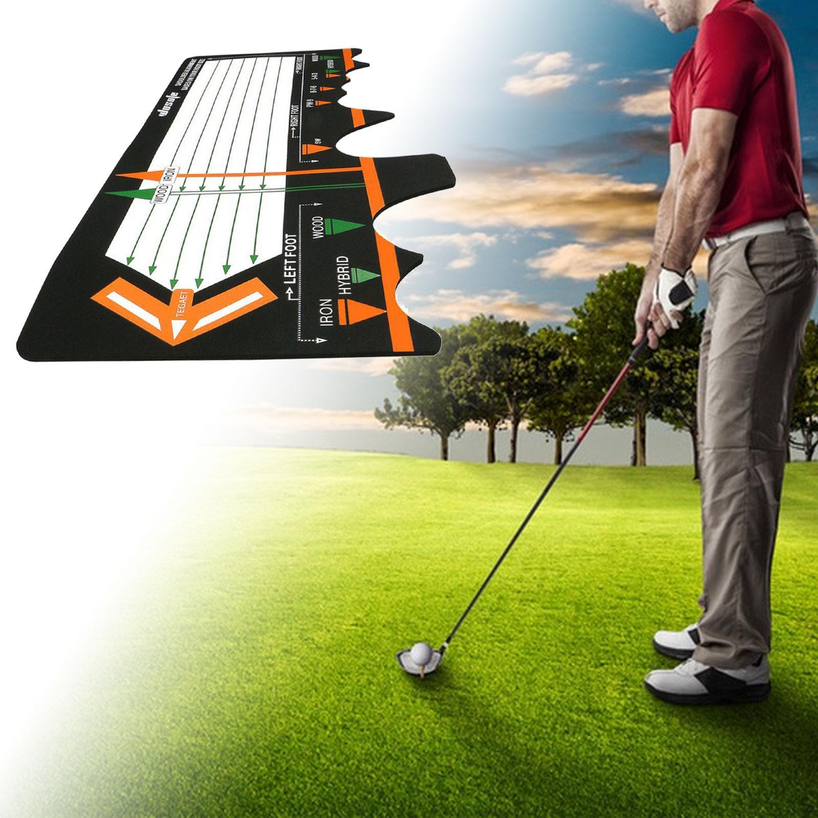 Golf Practice Swing Mat, Golf Swing Practice for Swing Detection Batting, Golf Pad for Driving Range Golf Accessories