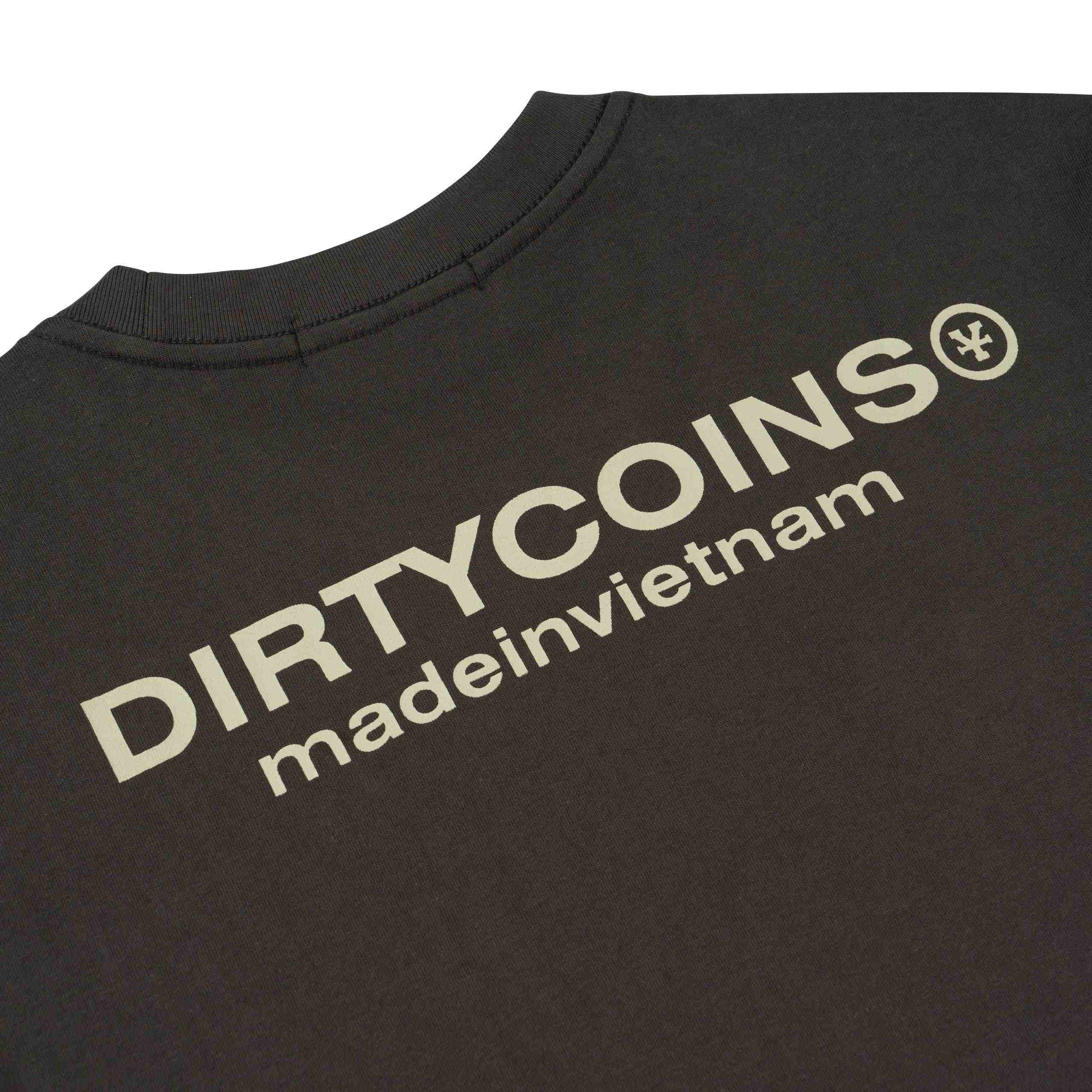Áo Thun DirtyCoins Metal Label Regular T-shirt - Charcoal