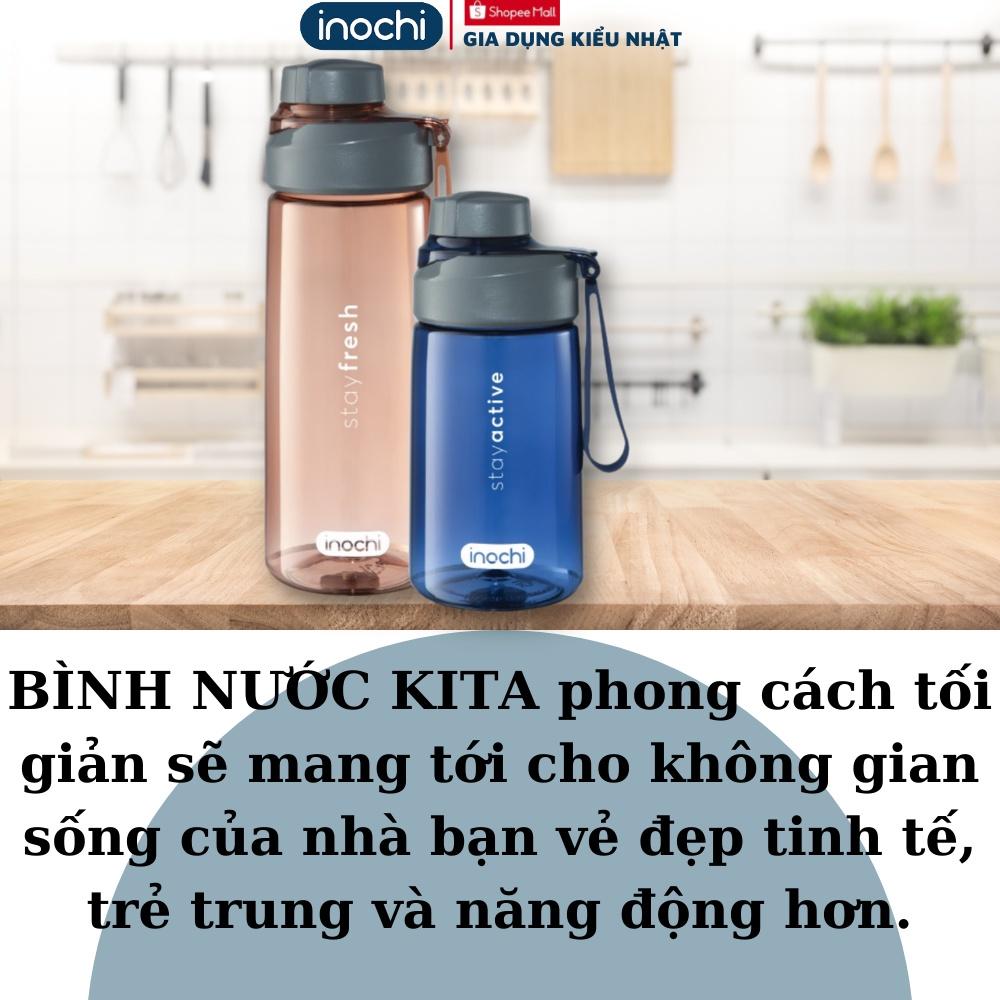 Bình đựng nước thể thao, tập gym nhựa nguyên sinh Kita Boost 670ml BIN670