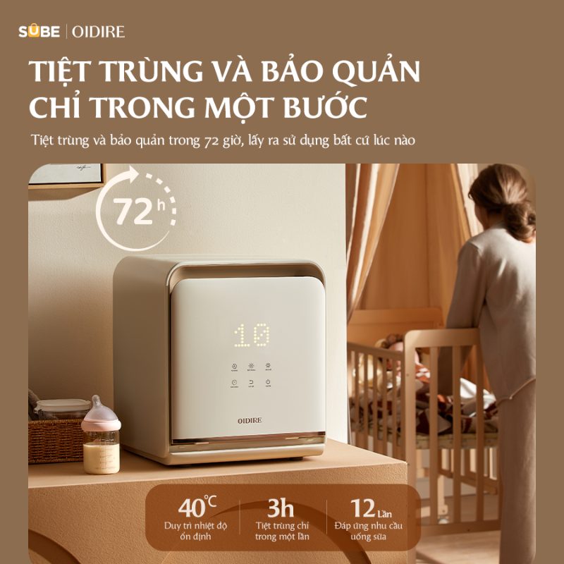 Máy tiệt trùng sữa Oidire ODI02A Hàng chính hãng