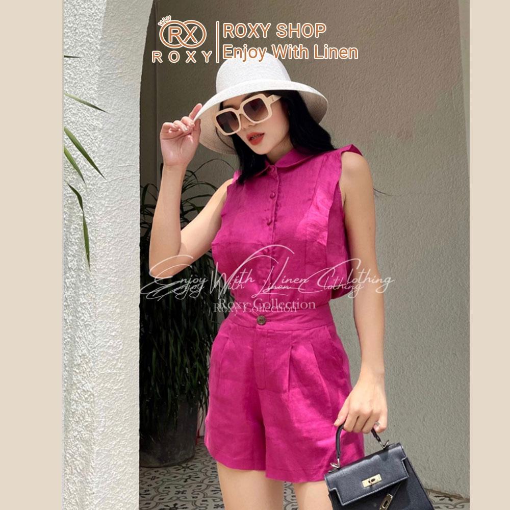 Bộ Sát Nách Bèo Nhún Phối Short, Sang Chảnh
