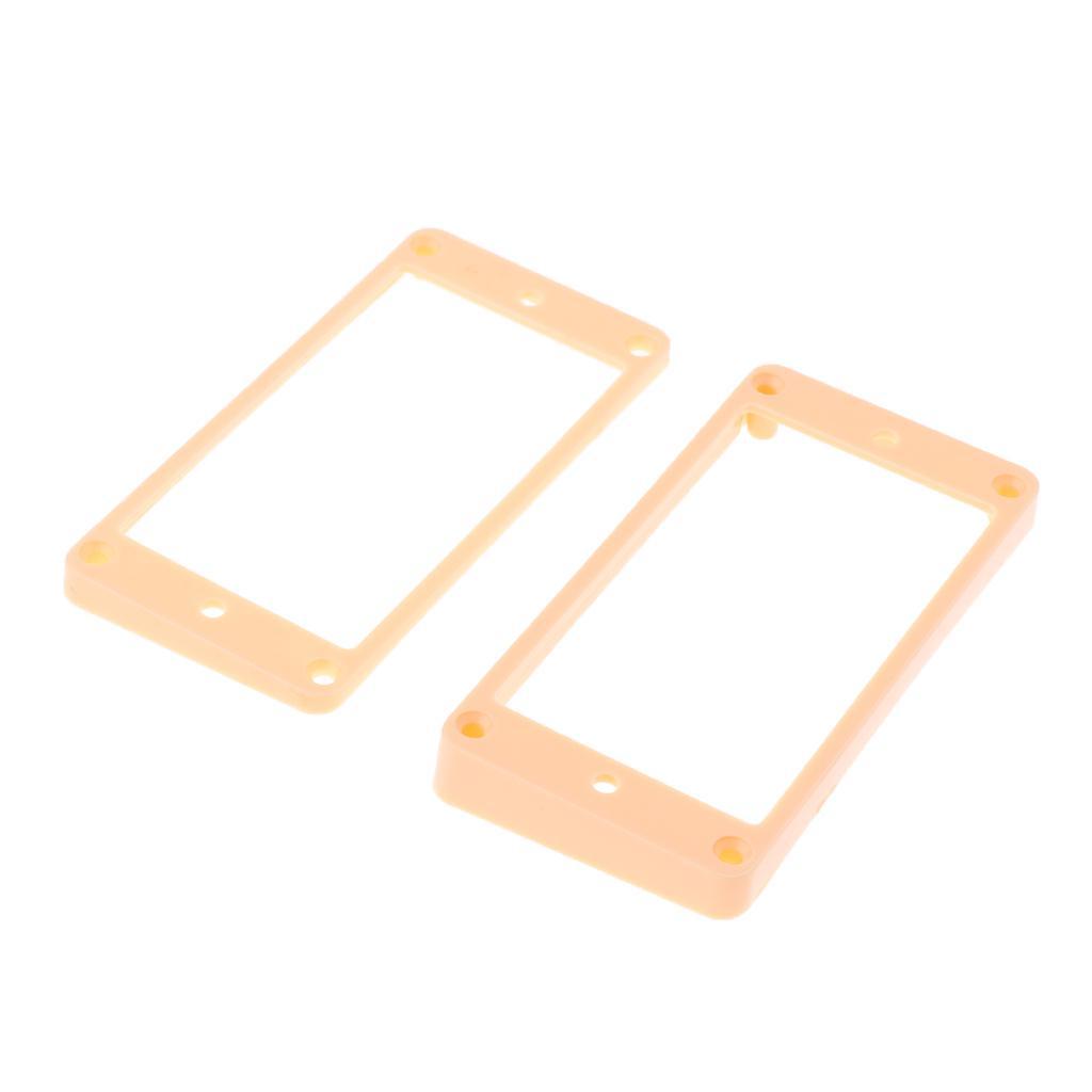 4pcs Curved Humbucker Pickup Frame Neck&Bridge for LP Electric Guitar